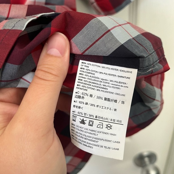 Men’s Arc’teryx Brohm Short Sleeve Button Up Outdoor Plaid Shirt | Size Large - Picture 6 of 7